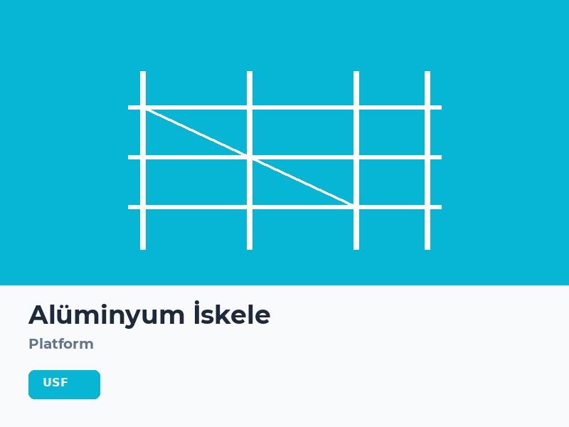 Alüminyum İskele Platformu